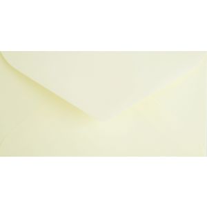 Koperta Logos 80x160mm Kremowa do zaproszeń 110g, 1szt